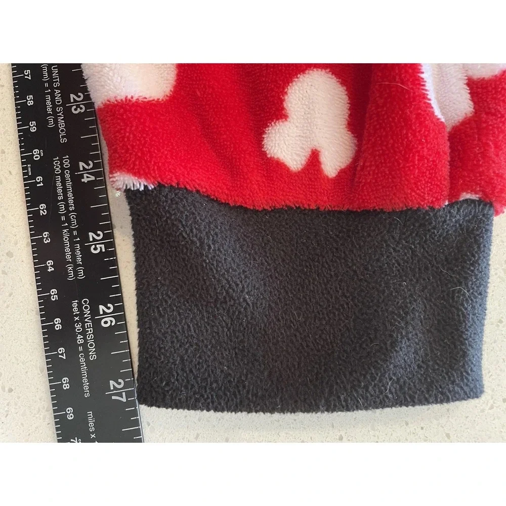 Adult Small Disney‎ Party Park Mickey Minnie Mouse One Piece Pajamas Footed PJ S - Picture 11 of 16